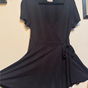 Maurices Black Wrap Romper